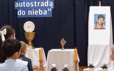 Błogosławiony Carlo w szkole w Makowie Podhalańskim